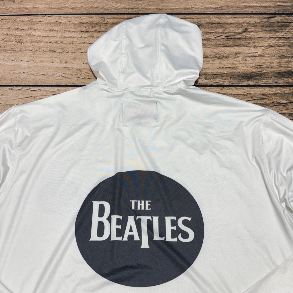 Section 119 The Beatles Sun Hoodie Mens XXXL White Band Performance Rock Music